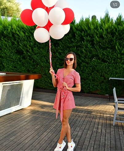 Kadın kısa salopet Zara S beden - Görsel 4