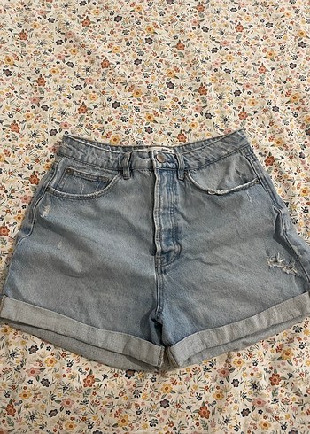 Stradivarius Bol Kesim Kot Şort