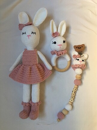 Amigurumi tavşan set