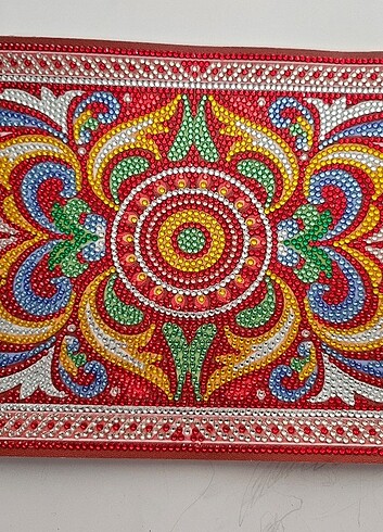 Çicekli Mandala Servis Altlığı 