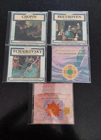 Klasik müzik CD (5 adet)