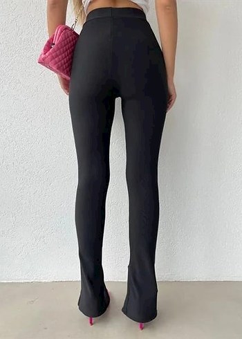 Kadın Siyah Ofis Cigarette Pantolon - Görsel 12