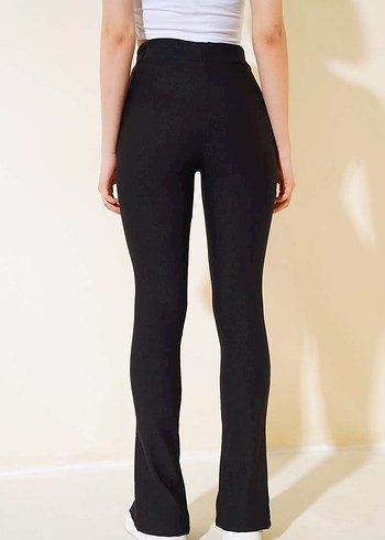 Kadın Siyah Ofis Cigarette Pantolon - Görsel 15