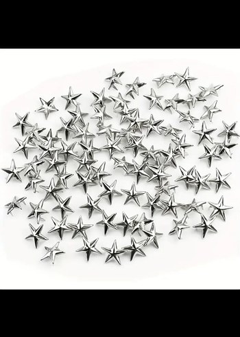 Yıldızlı Siyah Rock Punk Çanta aksesuar - Görsel 4