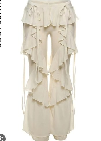 Beyaz Bohem pareo - Görsel 16