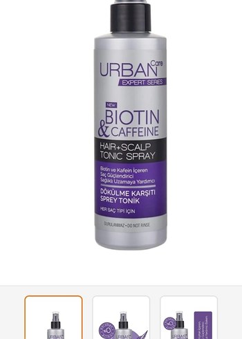 Urban Care Biotin & Kafein Saç Spreyi 200 ml - Görsel 4