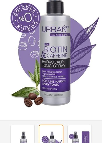 Urban Care Biotin & Kafein Saç Spreyi 200 ml - Görsel 2