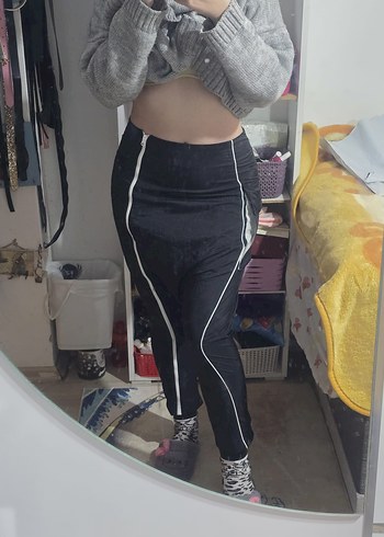 Gri Midi şalvar Eşofman Altı - Görsel 2