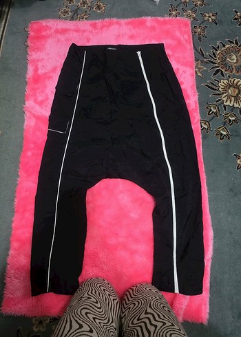 Gri Midi şalvar Eşofman Altı - Görsel 4