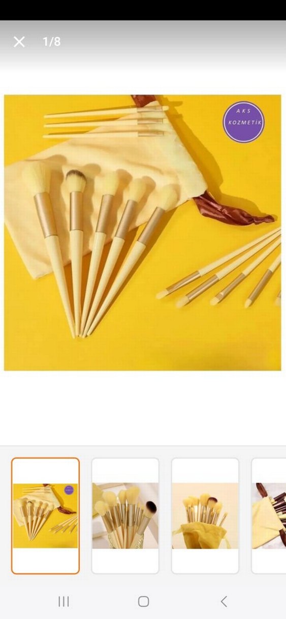 13 lü Makyaj Fırçası Seti - Görsel 3