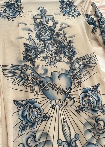 Drapeli Yüksek Yakalı Gri Baskılı Midi Kalem Elbise - Görsel 8