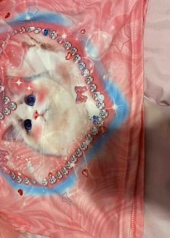 Pembe Kürklü Straplez Tie-Dye Büstiyer - Görsel 11