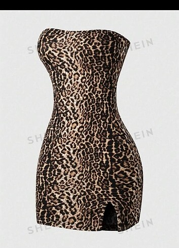 leopar elbise
