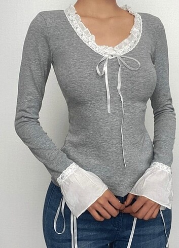 Sheinside kurdele bluz