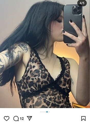 s Beden leopar crop