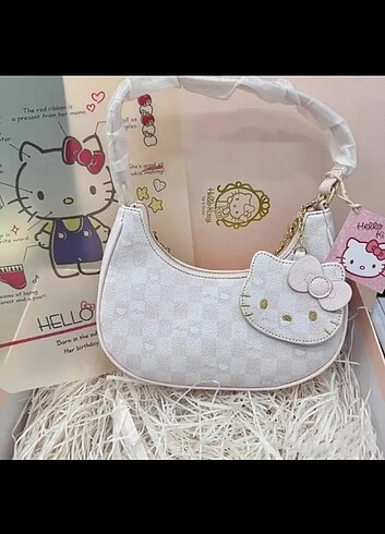 Beden pembe Renk Hello kitty çanta