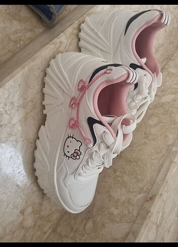 38 Beden Hello kitty platform ayakkabı