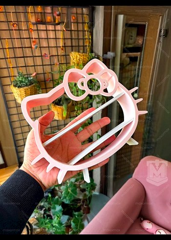 Pastel Pembe Çocuk Rafı - Görsel 4