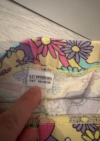 Baskılı Kız Taytları - Pamuklu, Elastik - Görsel 4