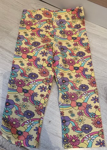 Baskılı Kız Taytları - Pamuklu, Elastik - Görsel 3