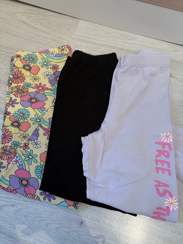 Baskılı Kız Taytları - Pamuklu, Elastik - Görsel 2