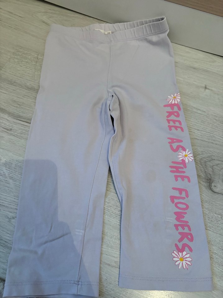 Baskılı Kız Taytları - Pamuklu, Elastik - Görsel 5