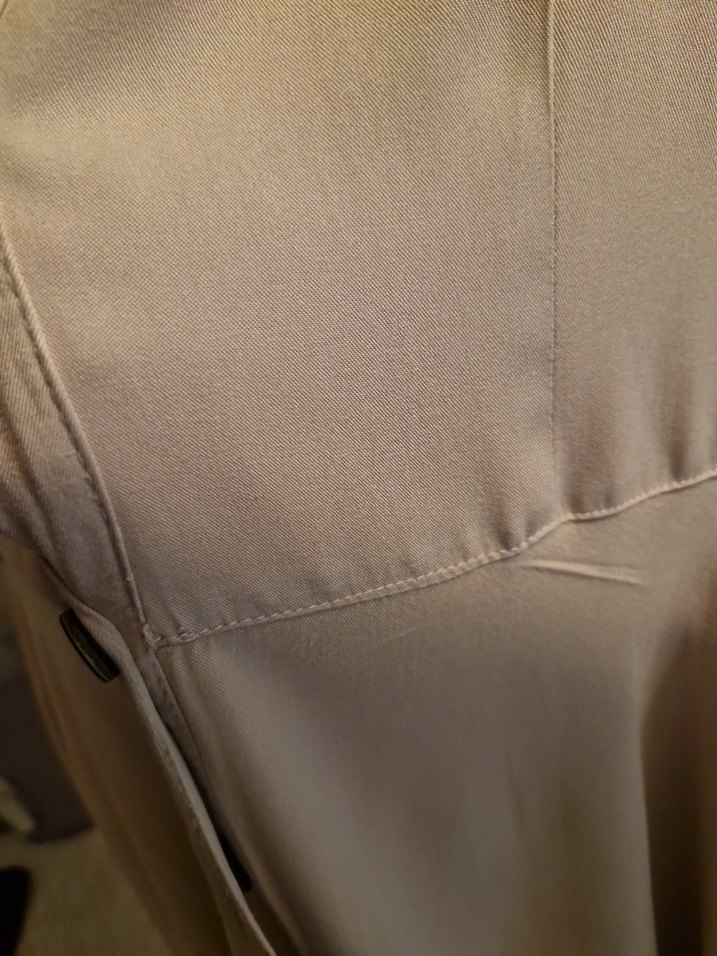 Bej Düğmeli Midi elbise - Görsel 2