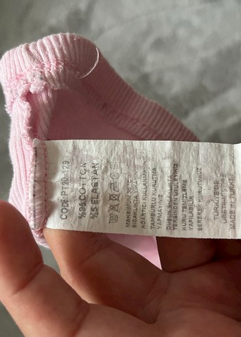 xs Beden pembe Renk Pembe Yüksek Yakalı Kadın Atlet