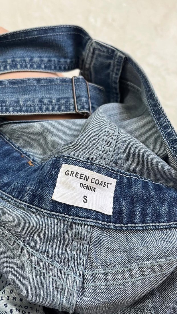 Salaş Kesim Lacivert Denim Tulum - Görsel 3