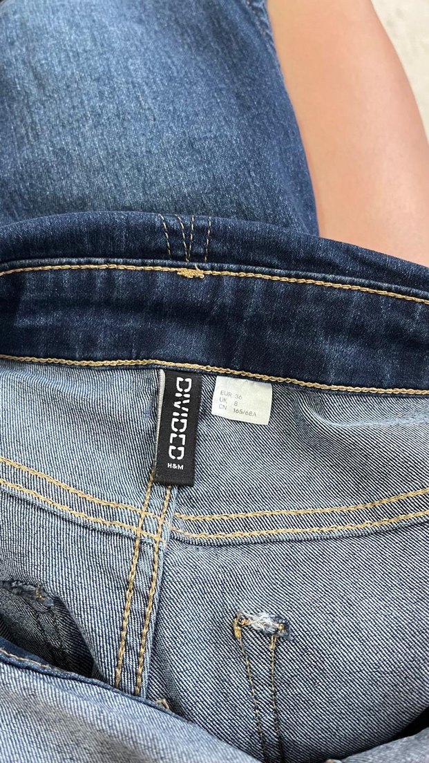 Kadın Lacivert Denim Askılı Tulum - Görsel 5
