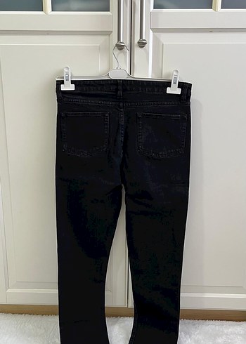 Siyah Regular Fit Kadın Kot Pantolon - Görsel 4