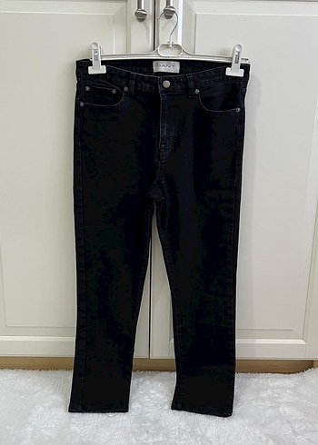 Siyah Regular Fit Kadın Kot Pantolon - Görsel 7