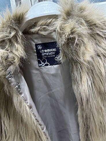 xs Beden camel Renk Peluş yelek