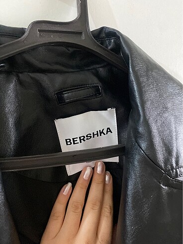 s Beden siyah Renk Deri trenchcoat