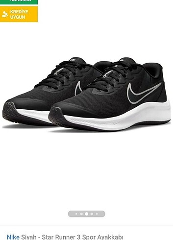 38,5 Beden siyah Renk Nike spor ayakkabı