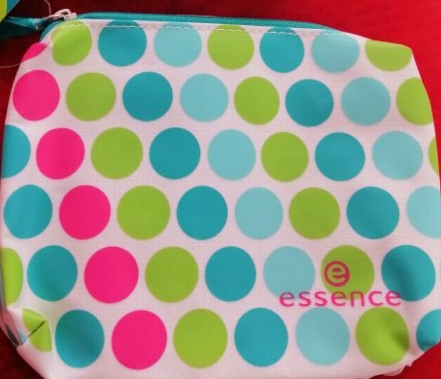 Renkli Puantiyeli Fermuarlı Makyaj Çantası - Görsel 5