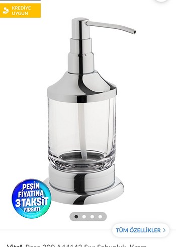 Metal ve Cam Sıvı Sabunluk - Görsel 3