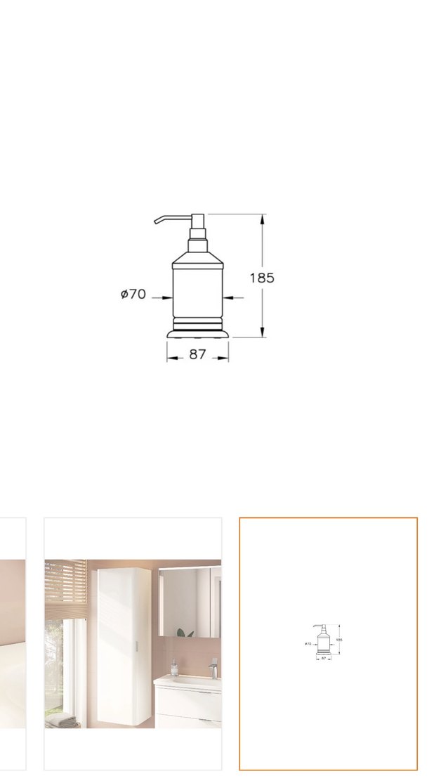 Metal ve Cam Sıvı Sabunluk - Görsel 2