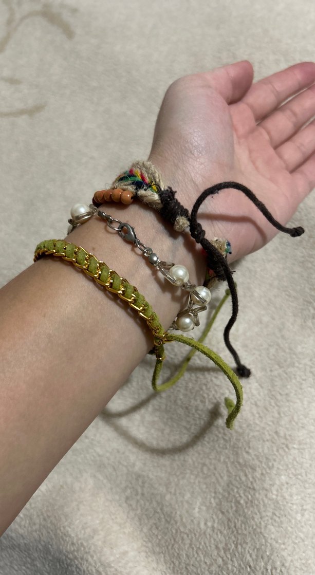 Renkli Boncuklu Bohem Kadın Bileklik Seti - Görsel 2