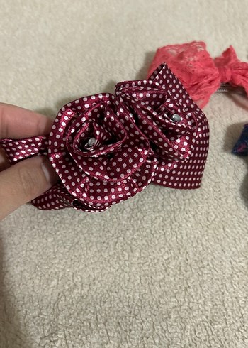 Renkli Desenli Çocuk Saç Tokaları ve Bantları - Görsel 2