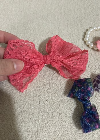 Renkli Desenli Çocuk Saç Tokaları ve Bantları - Görsel 3