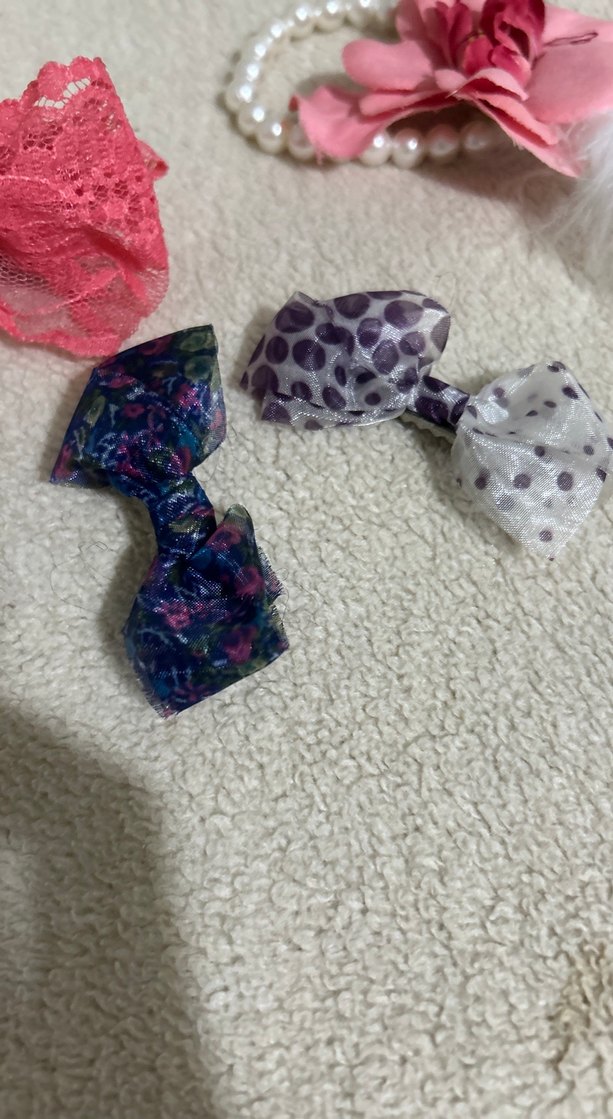 Renkli Desenli Çocuk Saç Tokaları ve Bantları - Görsel 4