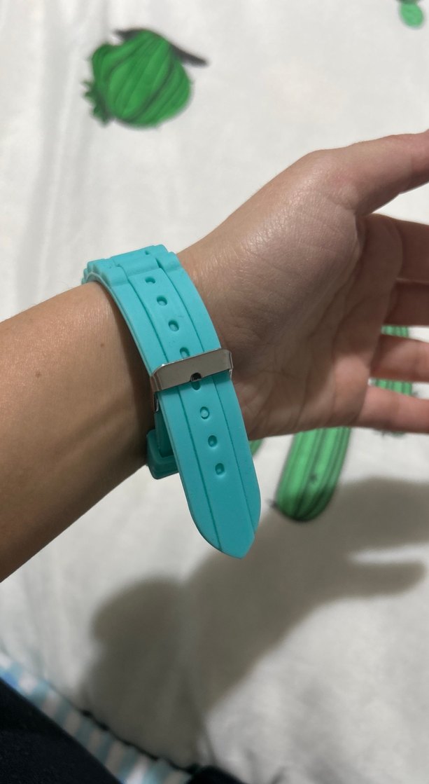 Turkuaz Kadın Kol Saati ve bileklikler - Görsel 3