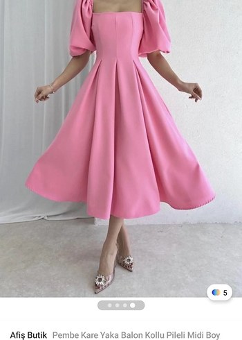 s Beden sıfır gibi pembe elbise