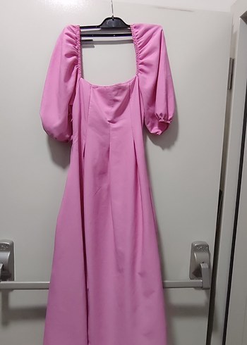 Trendyol & Milla sıfır gibi pembe elbise