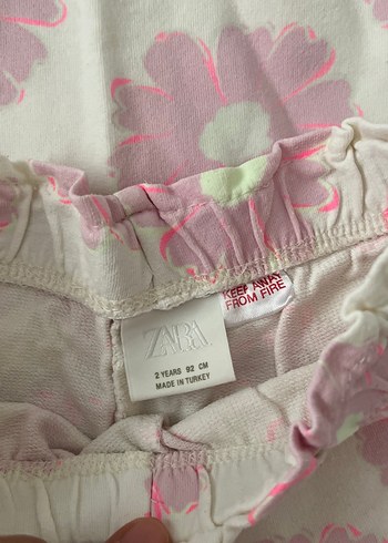 Kız Bebek Pembe Çiçekli Dantelli Takım - Görsel 2