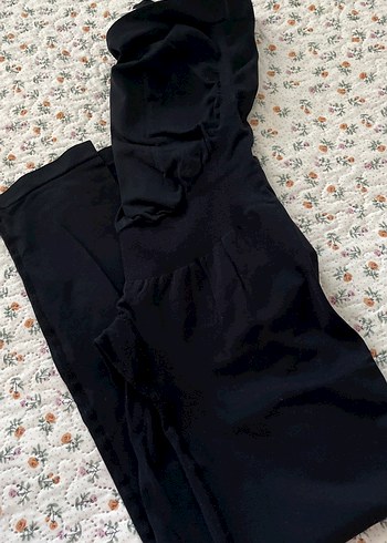 Siyah Drapeli Hamile Pantolonu - Görsel 2