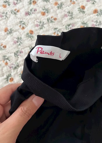 Siyah Drapeli Hamile Pantolonu - Görsel 3