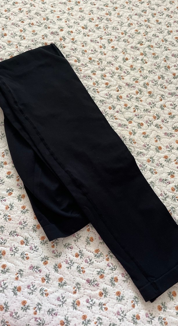 Siyah Drapeli Hamile Pantolonu - Görsel 4