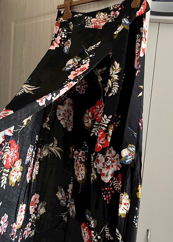 Çiçek Desenli Uzun Bohem Etek - Görsel 2